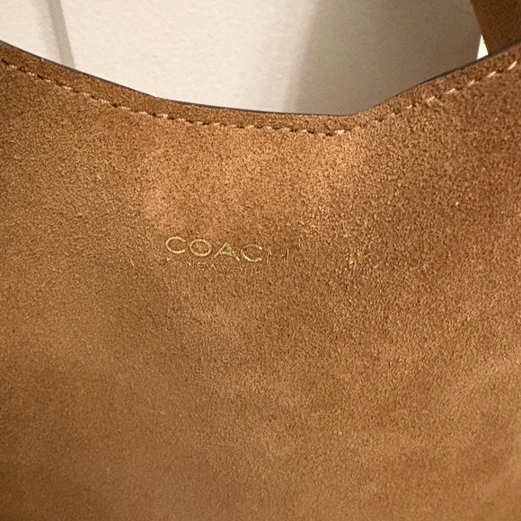 Coach Cedar Brown Brooklyn Suede 28 - Picture 2 of 7